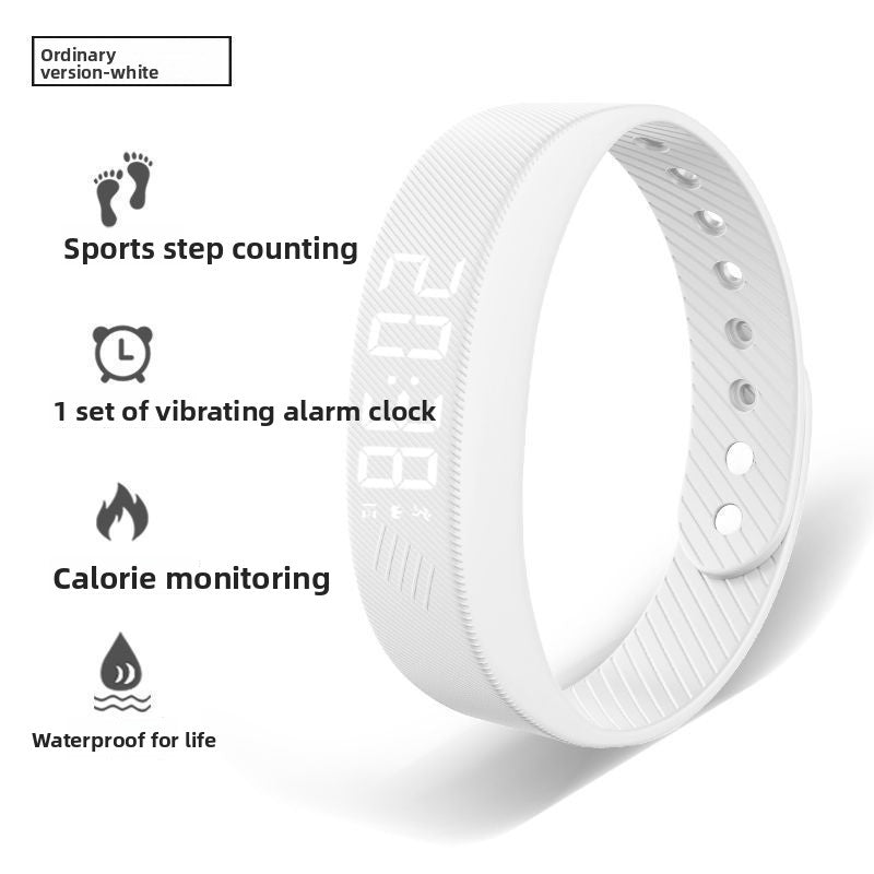 Multifunctional Digital Alarm Watch with Step Counter