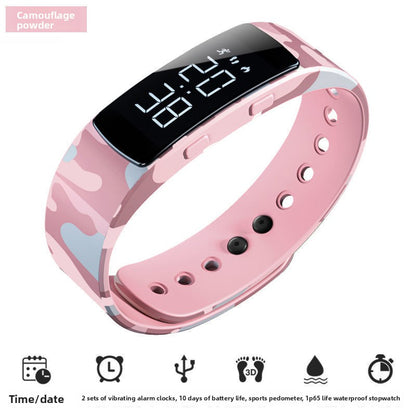 Multifunctional Digital Alarm Watch with Step Counter