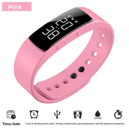 Multifunctional Digital Alarm Watch with Step Counter