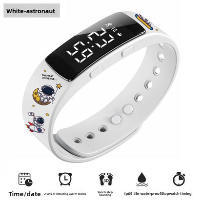 Multifunctional Digital Alarm Watch with Step Counter
