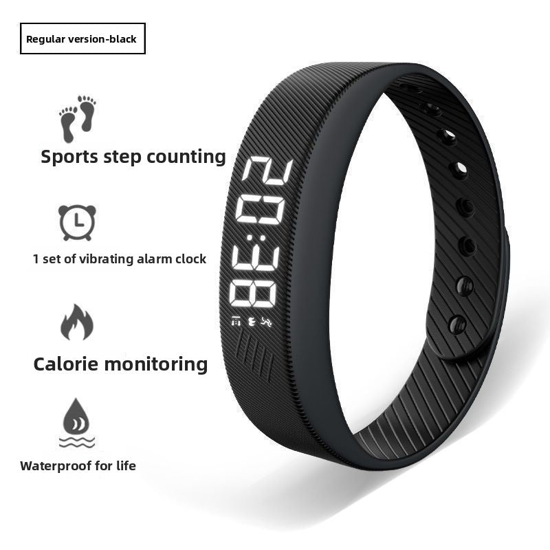 Multifunctional Digital Alarm Watch with Step Counter