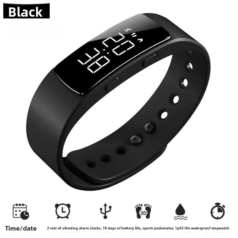 Multifunctional Digital Alarm Watch with Step Counter