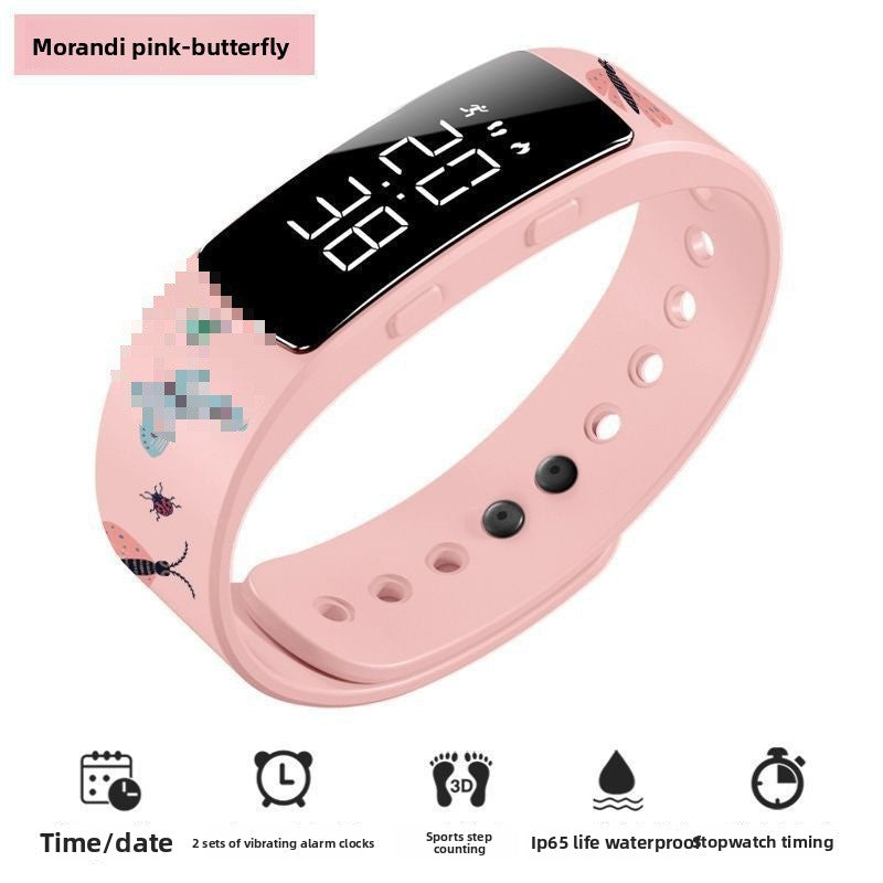 Multifunctional Digital Alarm Watch with Step Counter