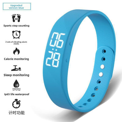 Multifunctional Digital Alarm Watch with Step Counter