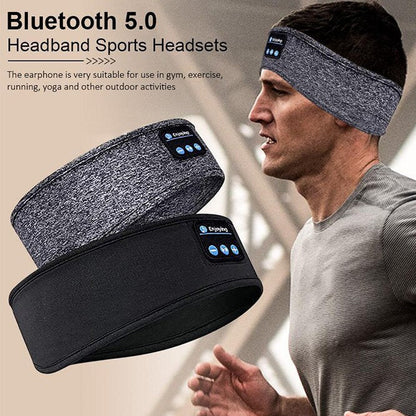 Bluetooth Sports Sleeping Headband with Earphones