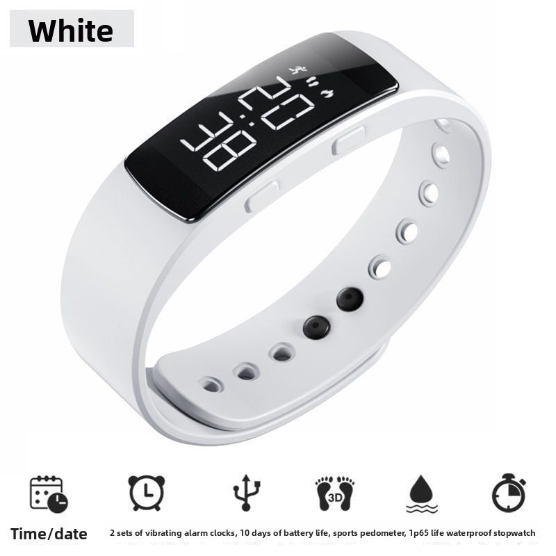 Multifunctional Digital Alarm Watch with Step Counter