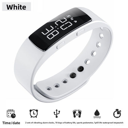 Multifunctional Digital Alarm Watch with Step Counter
