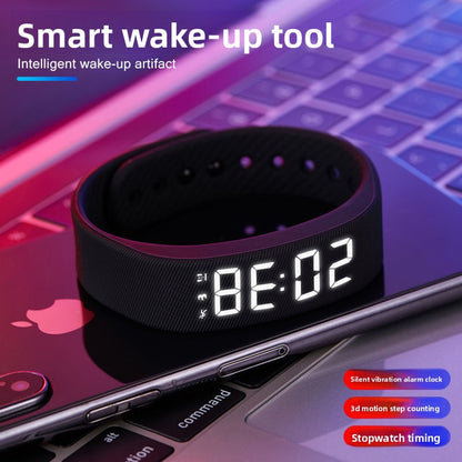 Multifunctional Digital Alarm Watch with Step Counter