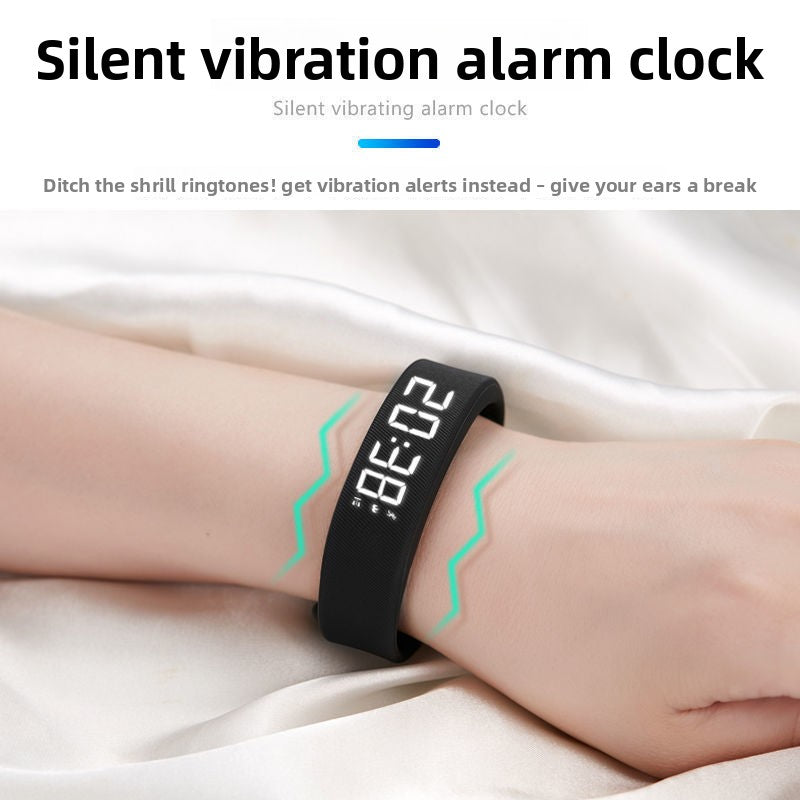 Multifunctional Digital Alarm Watch with Step Counter